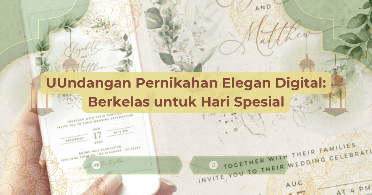 Undangan Pernikahan Elegan Digital