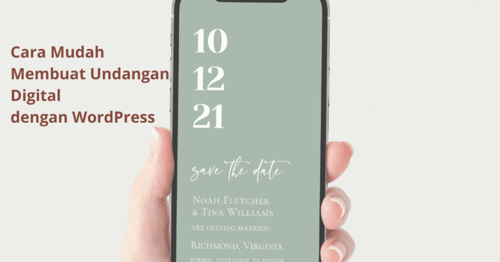Membuat Undangan Digital dengan WordPress