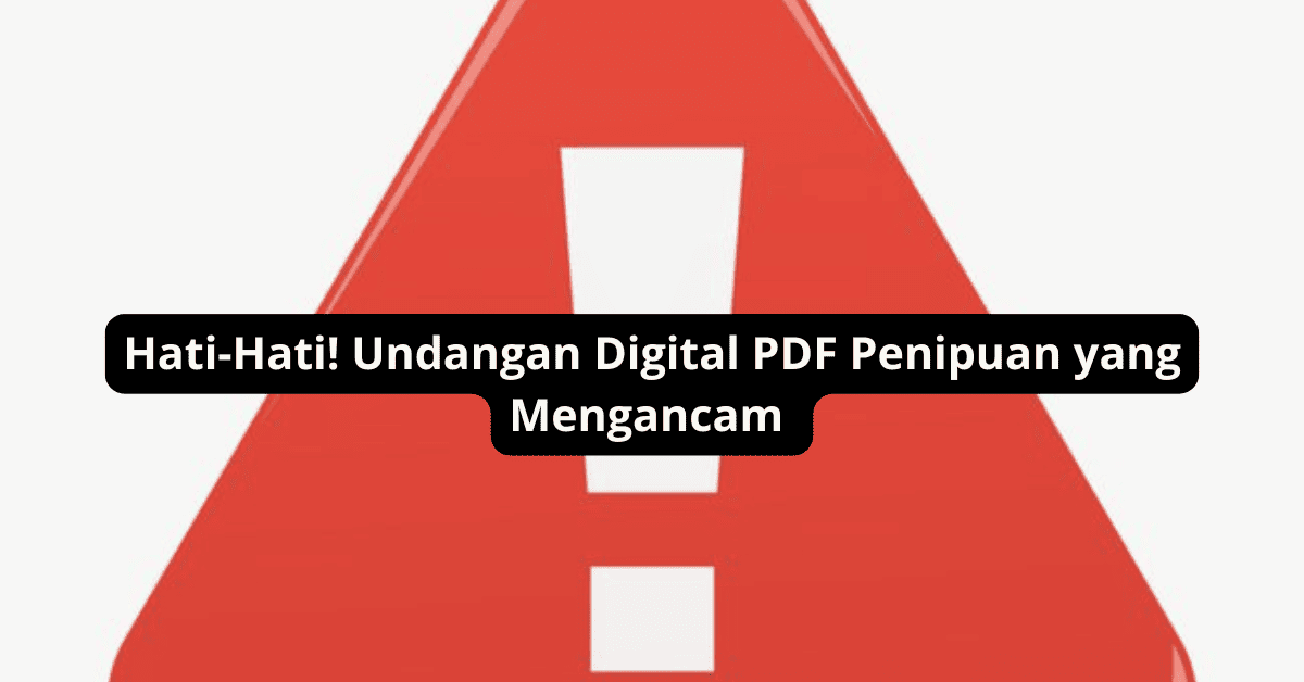 Undangan Digital PDF Penipuan