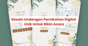 Desain Undangan Pernikahan Digital Unik