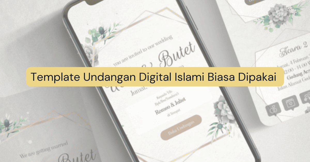 Template Undangan Digital Islami Biasa Dipakai