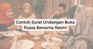 Undangan Buka Puasa Bersama Resmi