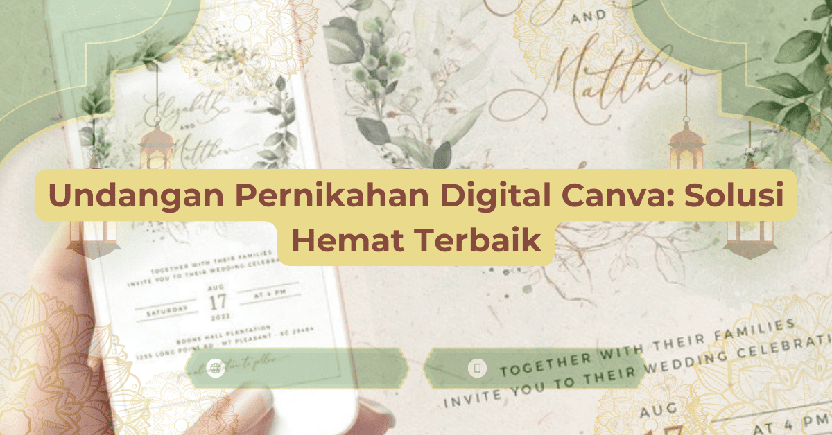 Undangan Pernikahan Digital Canva