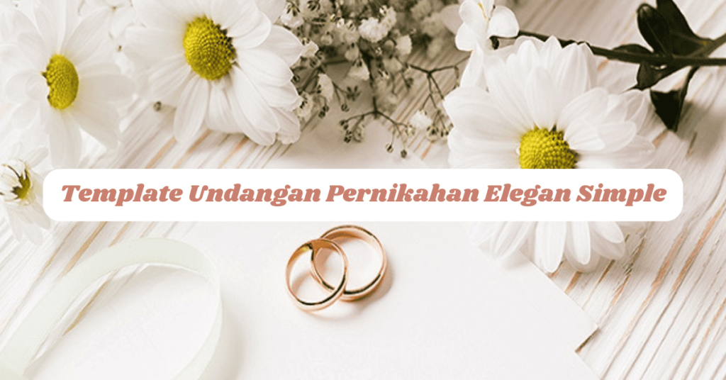 Undangan Pernikahan Elegan Simple