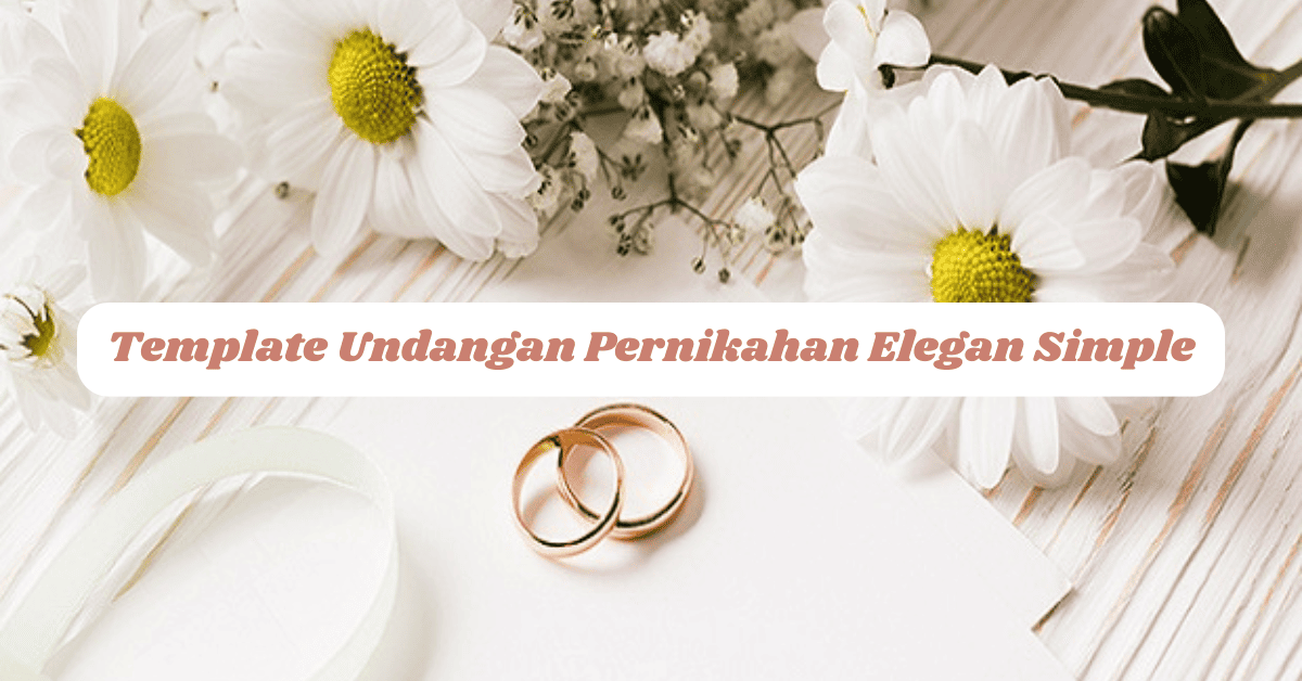 Undangan Pernikahan Elegan Simple