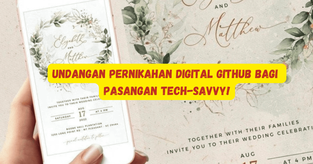 Undangan Pernikahan Digital GitHub