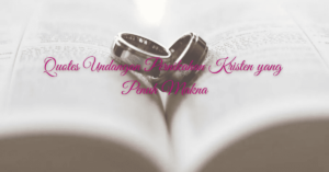Quotes Undangan Pernikahan Kristen