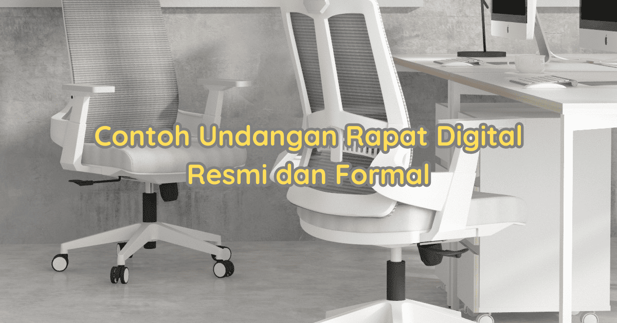 Contoh Undangan Rapat Digital Resmi