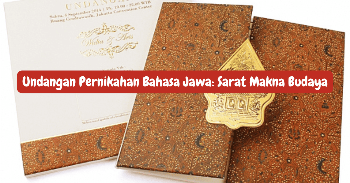 Undangan Pernikahan Bahasa Jawa