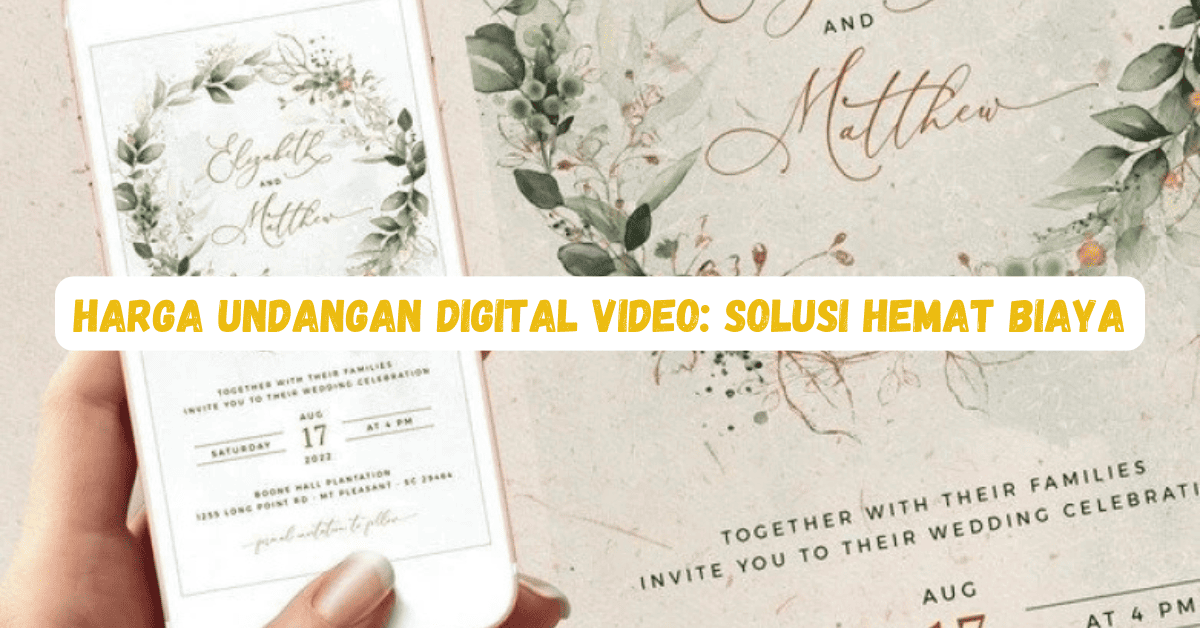 Harga Undangan Digital Video