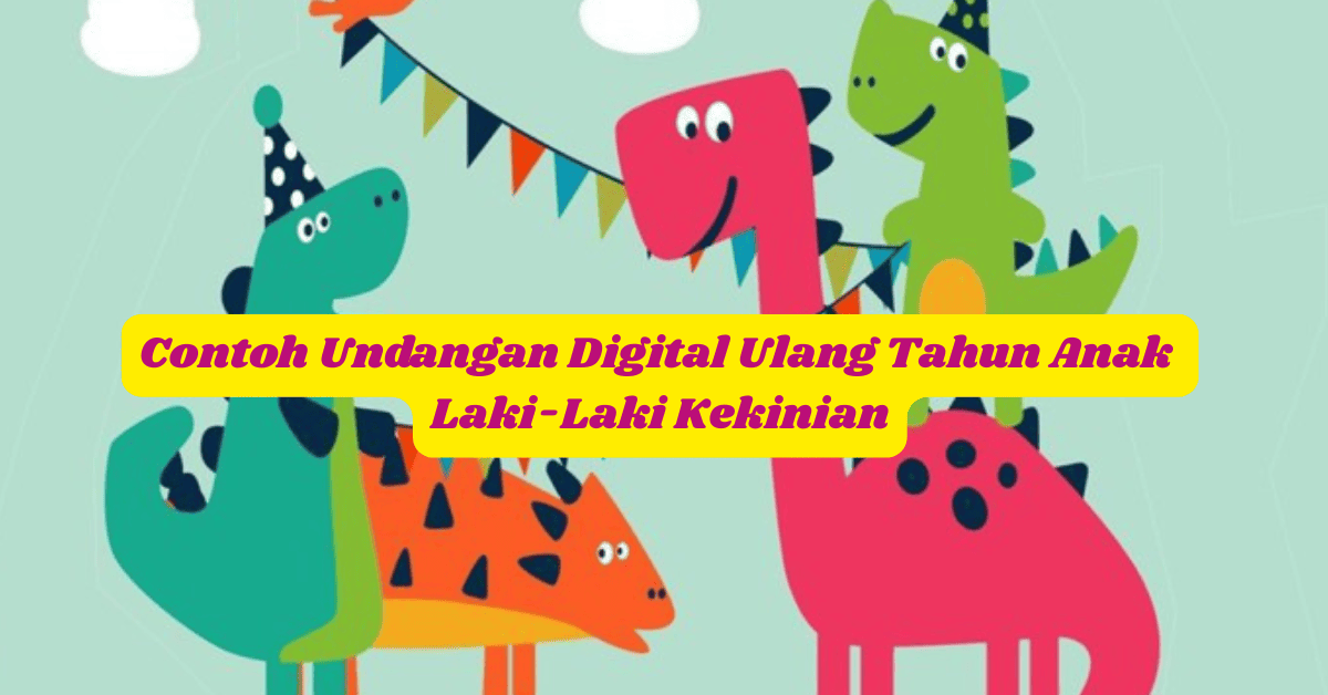 Contoh Undangan Digital Ulang Tahun Anak