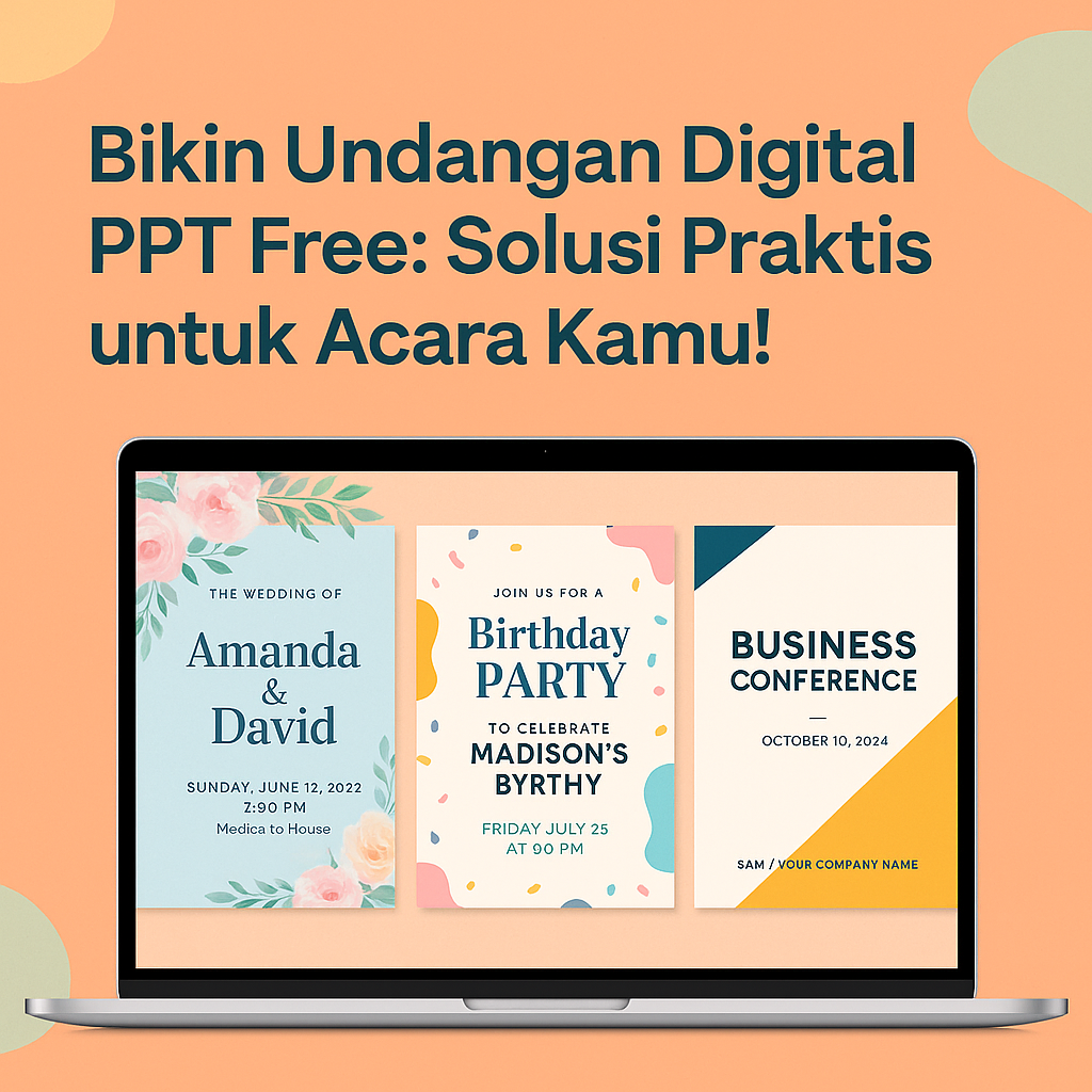 Undangan Digital PPT Free