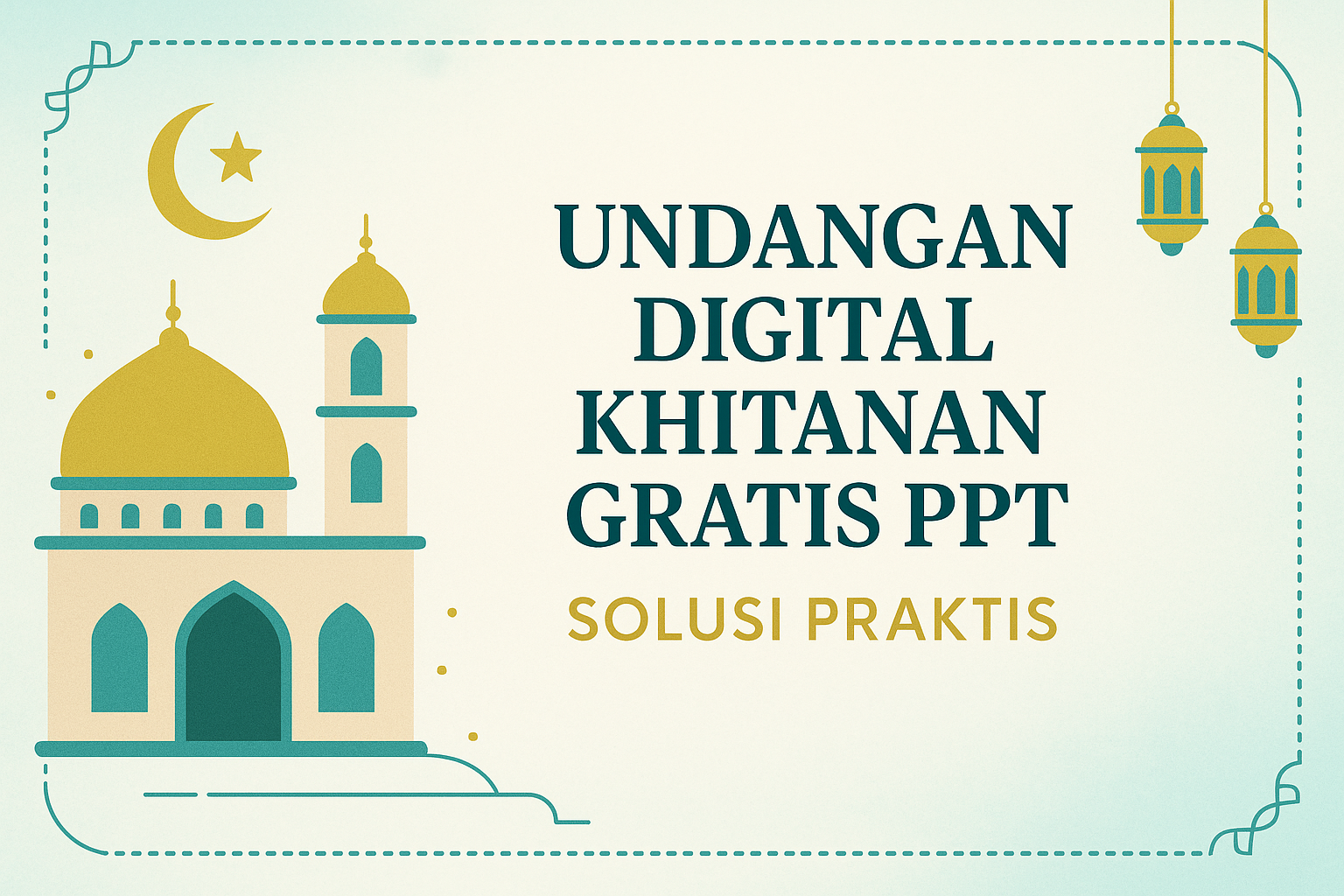 Undangan Digital Khitanan Gratis PPT