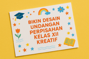 Undangan Perpisahan Kelas XII Kreatif