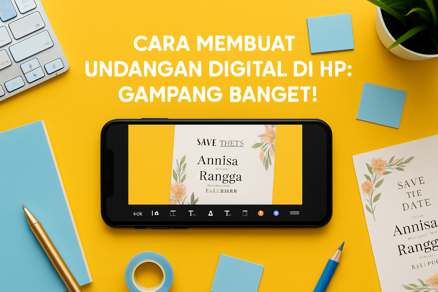 Cara Membuat Undangan Digital di HP