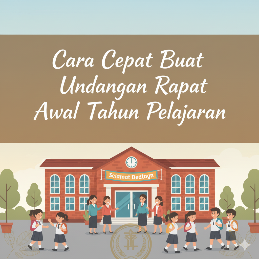 Undangan Rapat Awal Tahun Pelajaran