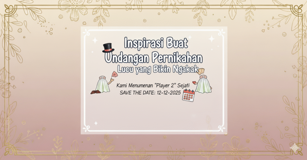 Undangan Pernikahan Lucu