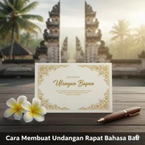 Undangan Rapat Bahasa Bali