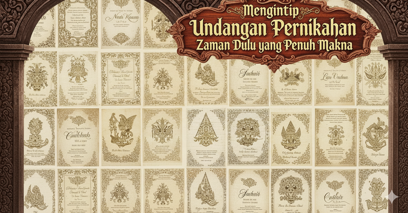 Undangan Pernikahan Zaman Dulu
