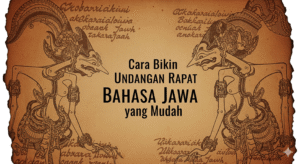 Undangan Rapat Bahasa Jawa