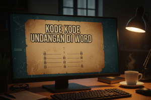 Kode Undangan di Word