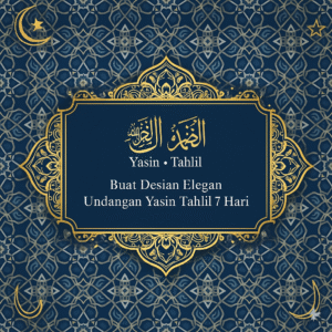 Undangan Yasin Tahlil 7 Hari