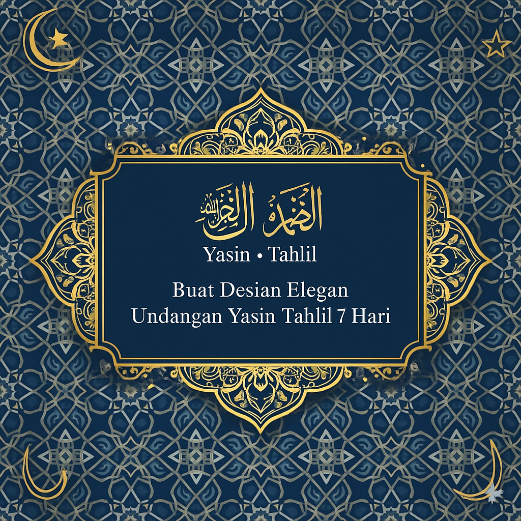 Undangan Yasin Tahlil 7 Hari