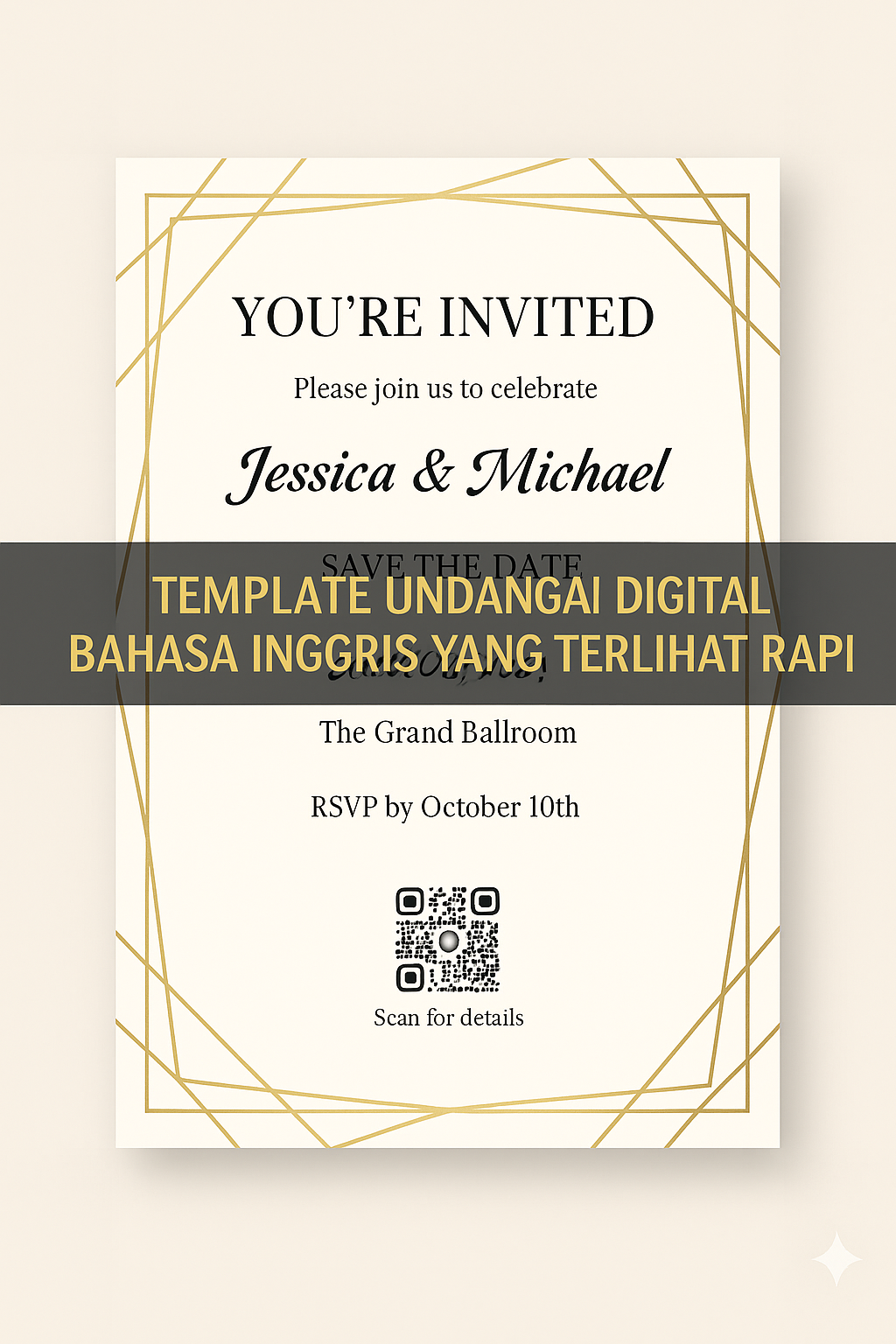 Undangan Digital Bahasa Inggris