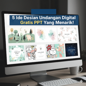 Desain Undangan Digital Gratis PPT