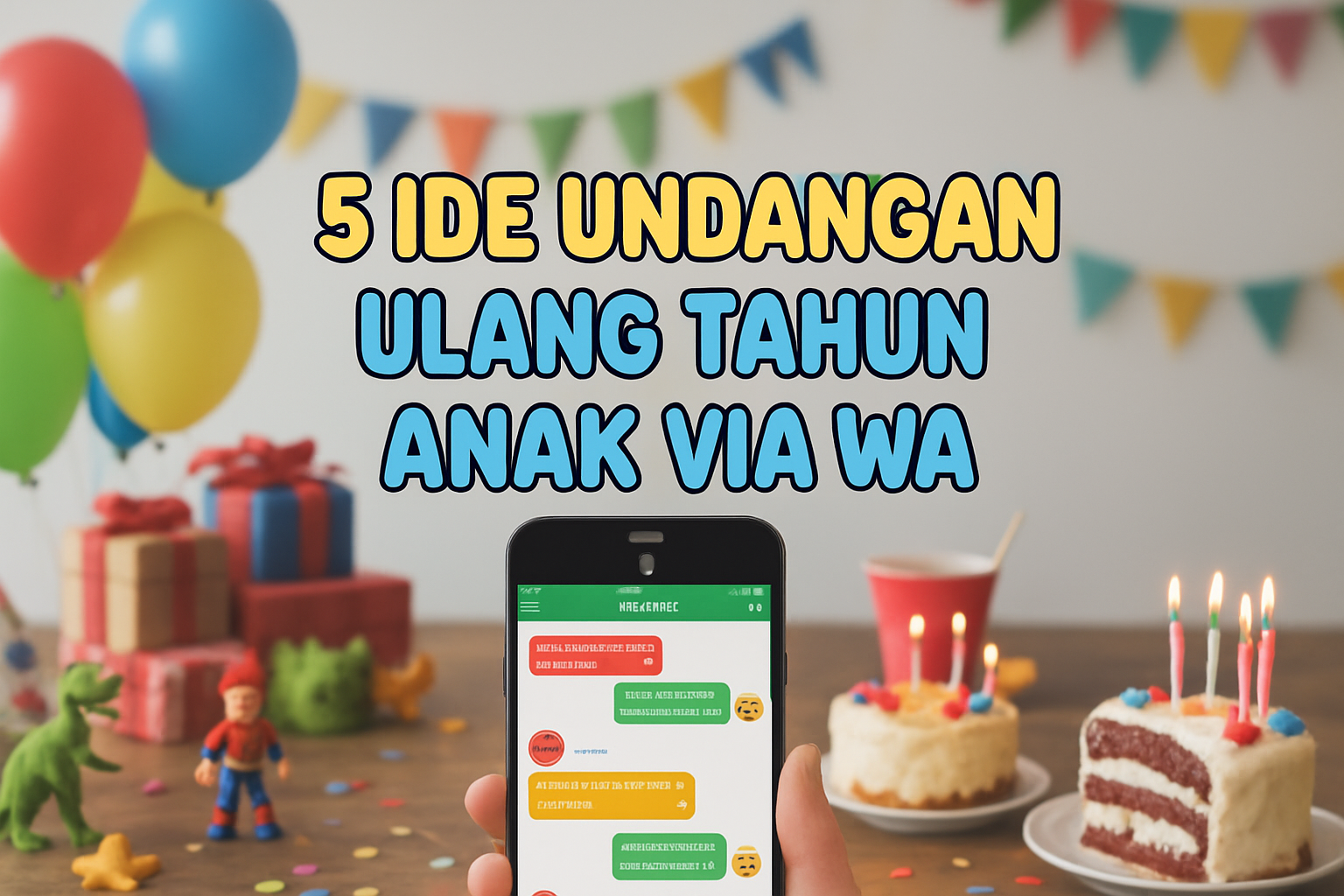 Undangan Ulang Tahun Anak via WA