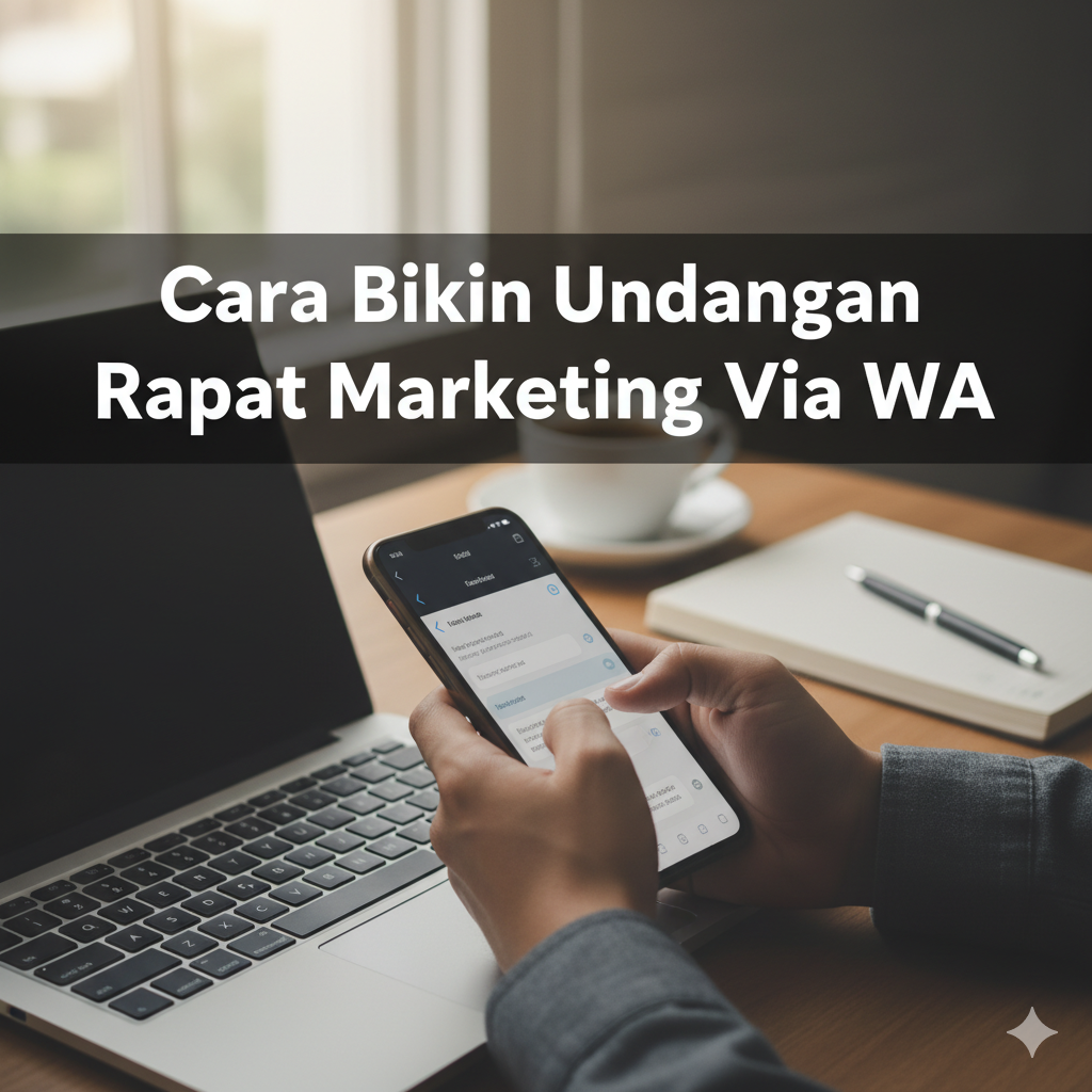 Undangan Rapat Marketing Via WA