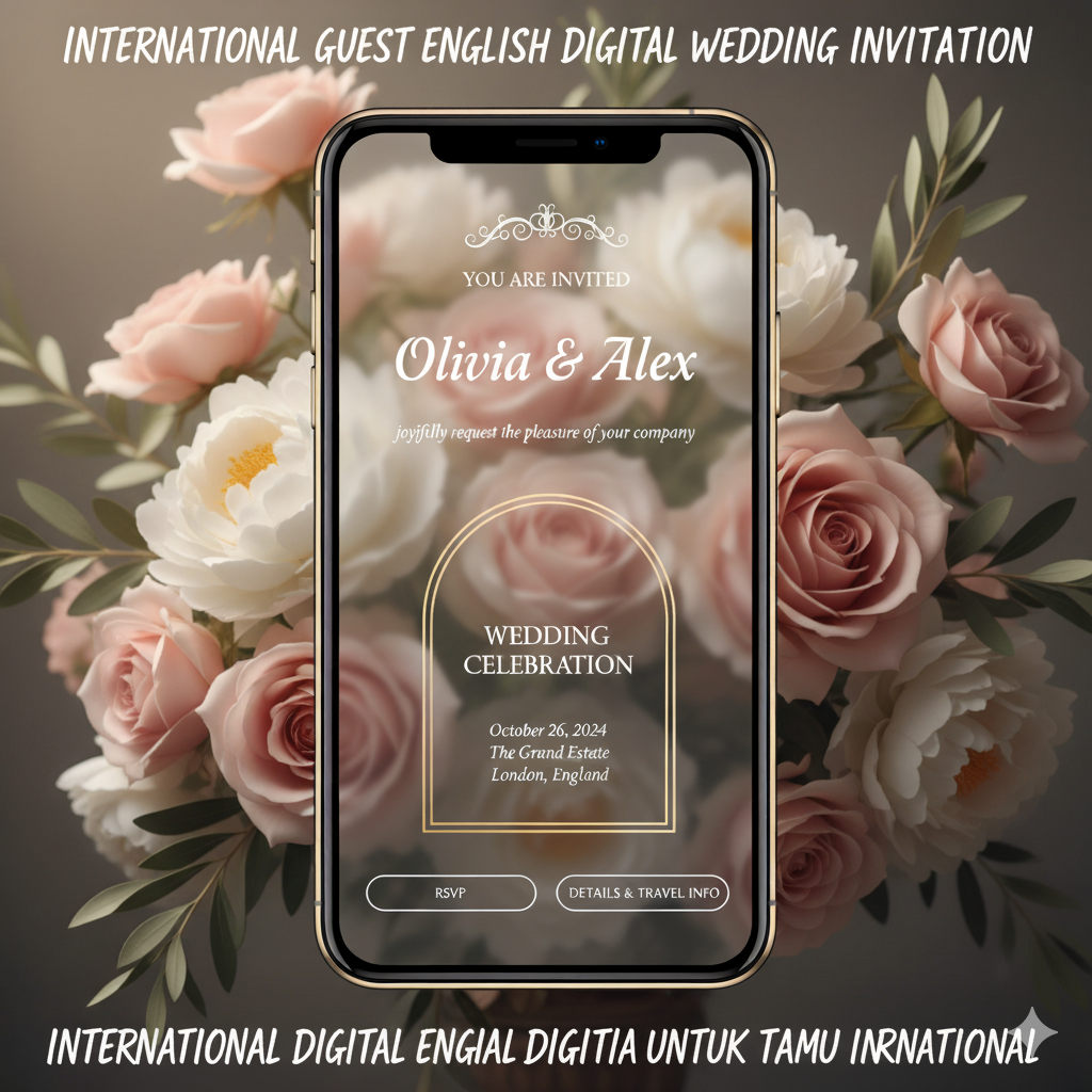 Undangan Digital Bahasa Inggris