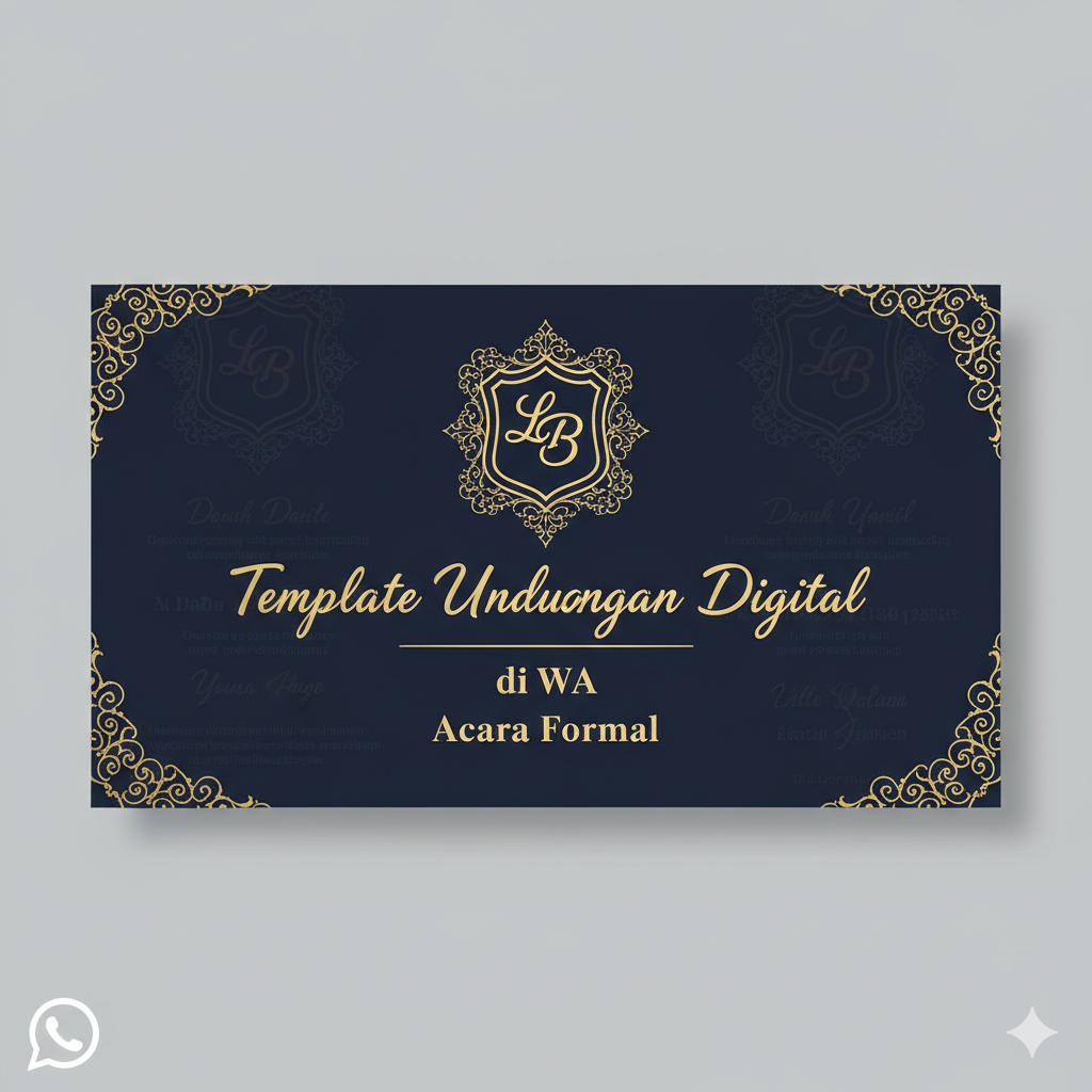 Undangan Digital Formal via WhatsApp