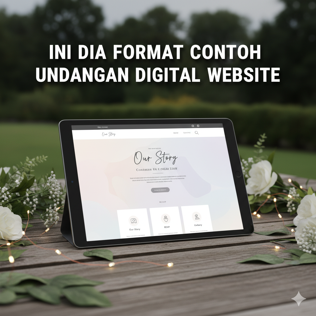 Contoh Undangan Digital Website