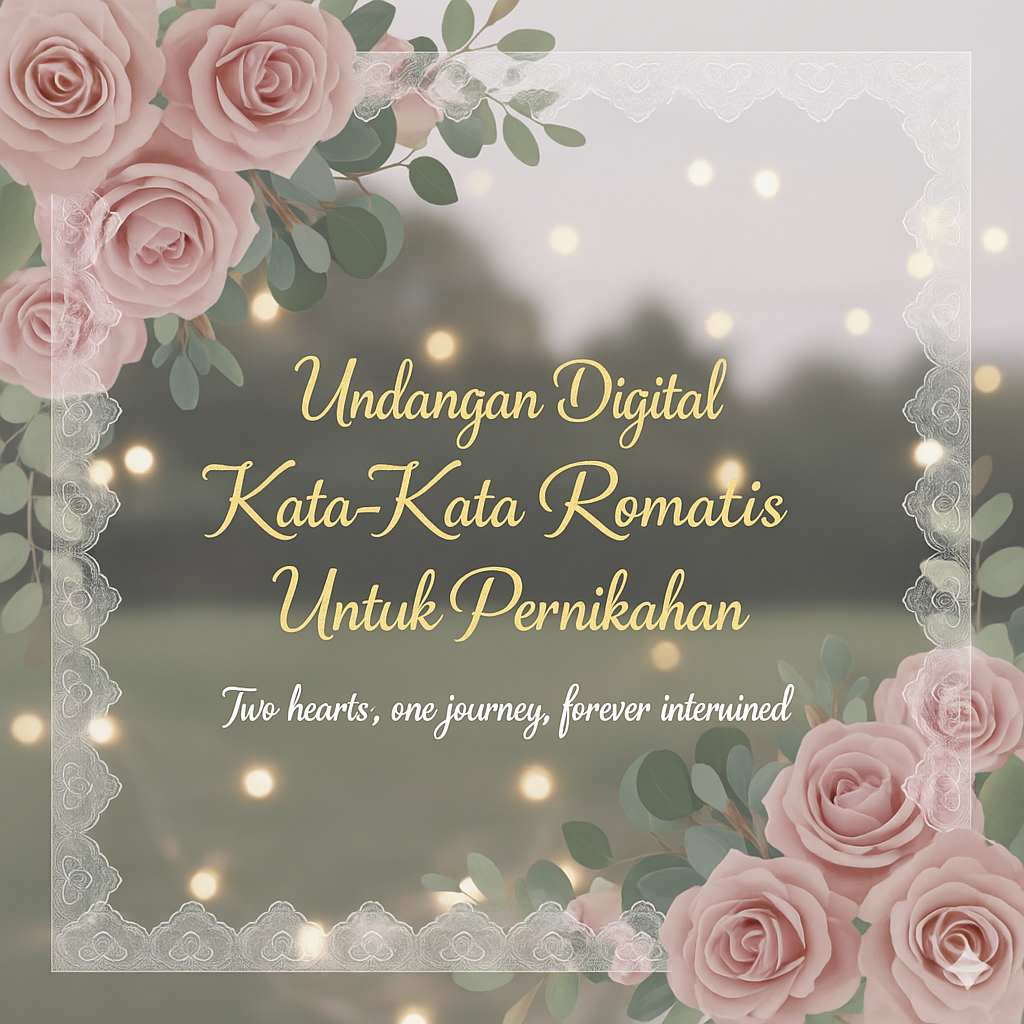 Undangan Digital Kata-Kata Romantis