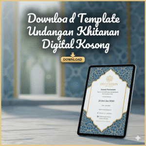 Undangan Khitanan Digital Kosong
