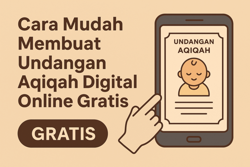 Undangan Aqiqah Digital Online