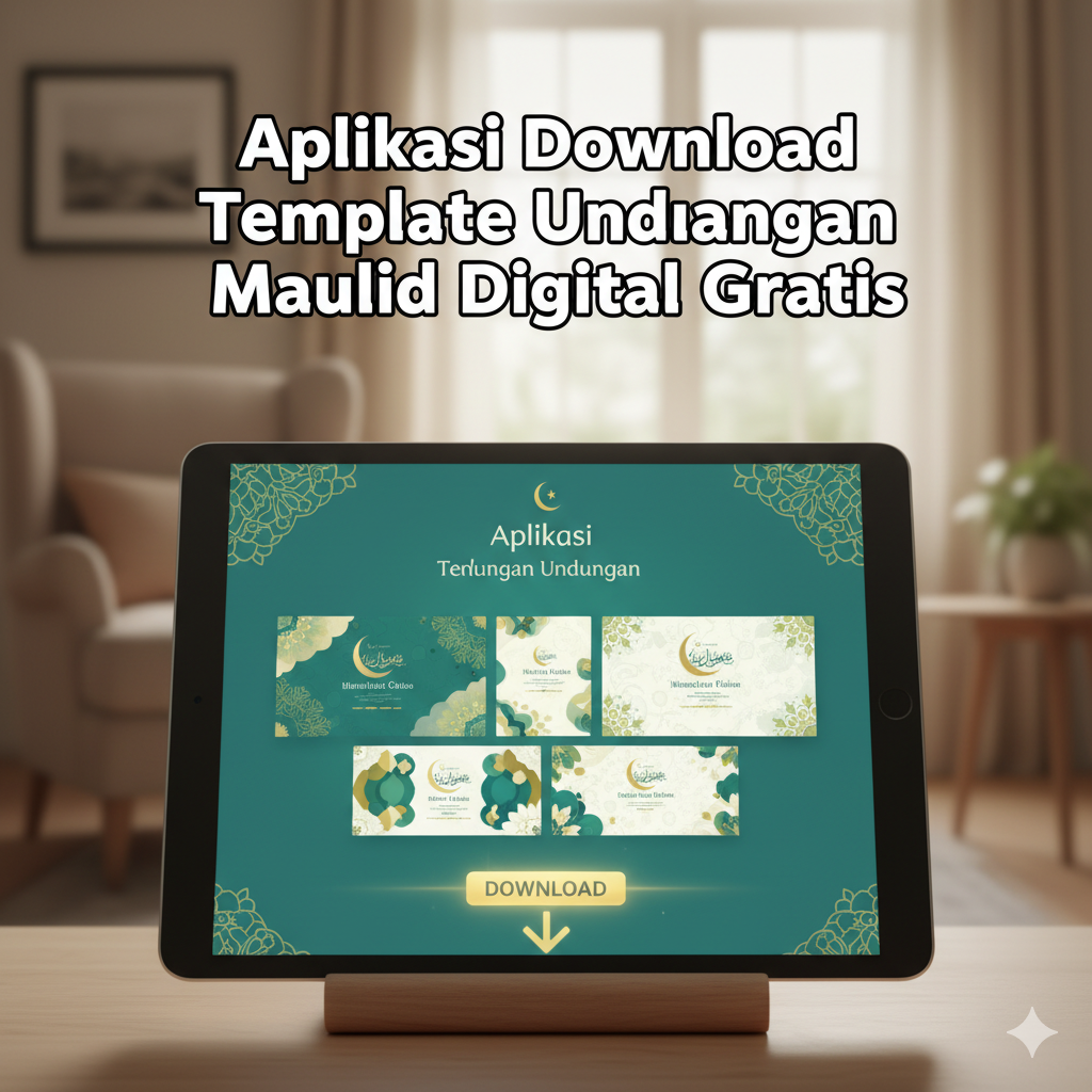 Undangan Maulid Digital Gratis