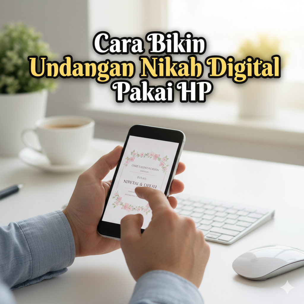 Cara Bikin Undangan Nikah Digital