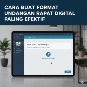Format Undangan Rapat Digital