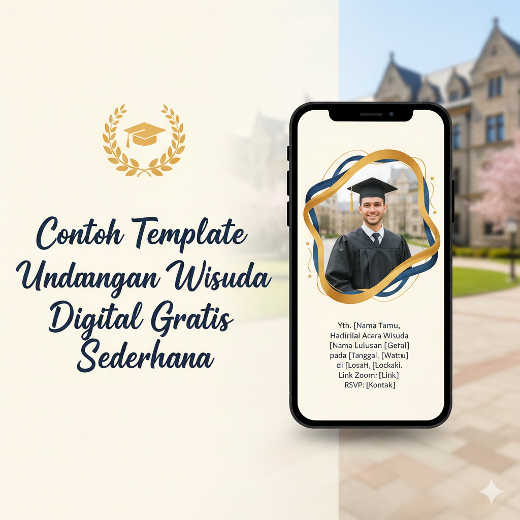 Template Undangan Wisuda Digital