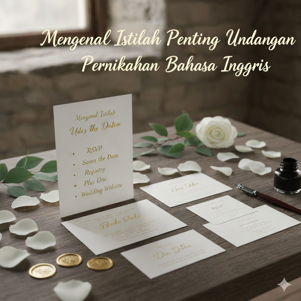 Undangan Pernikahan Bahasa Inggris