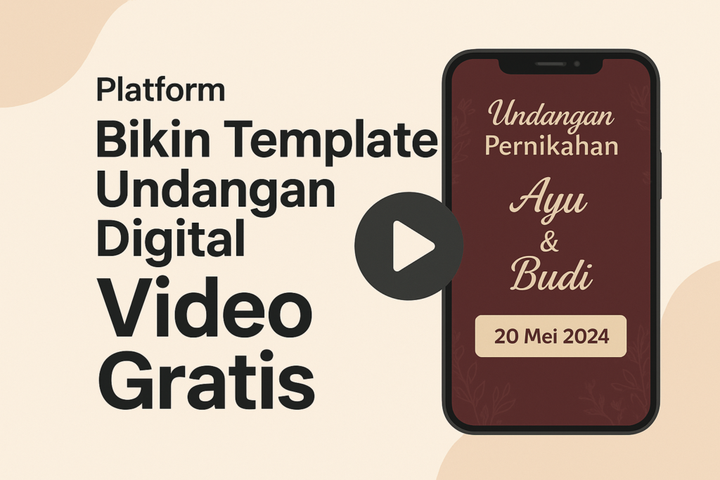Template Undangan Digital Video