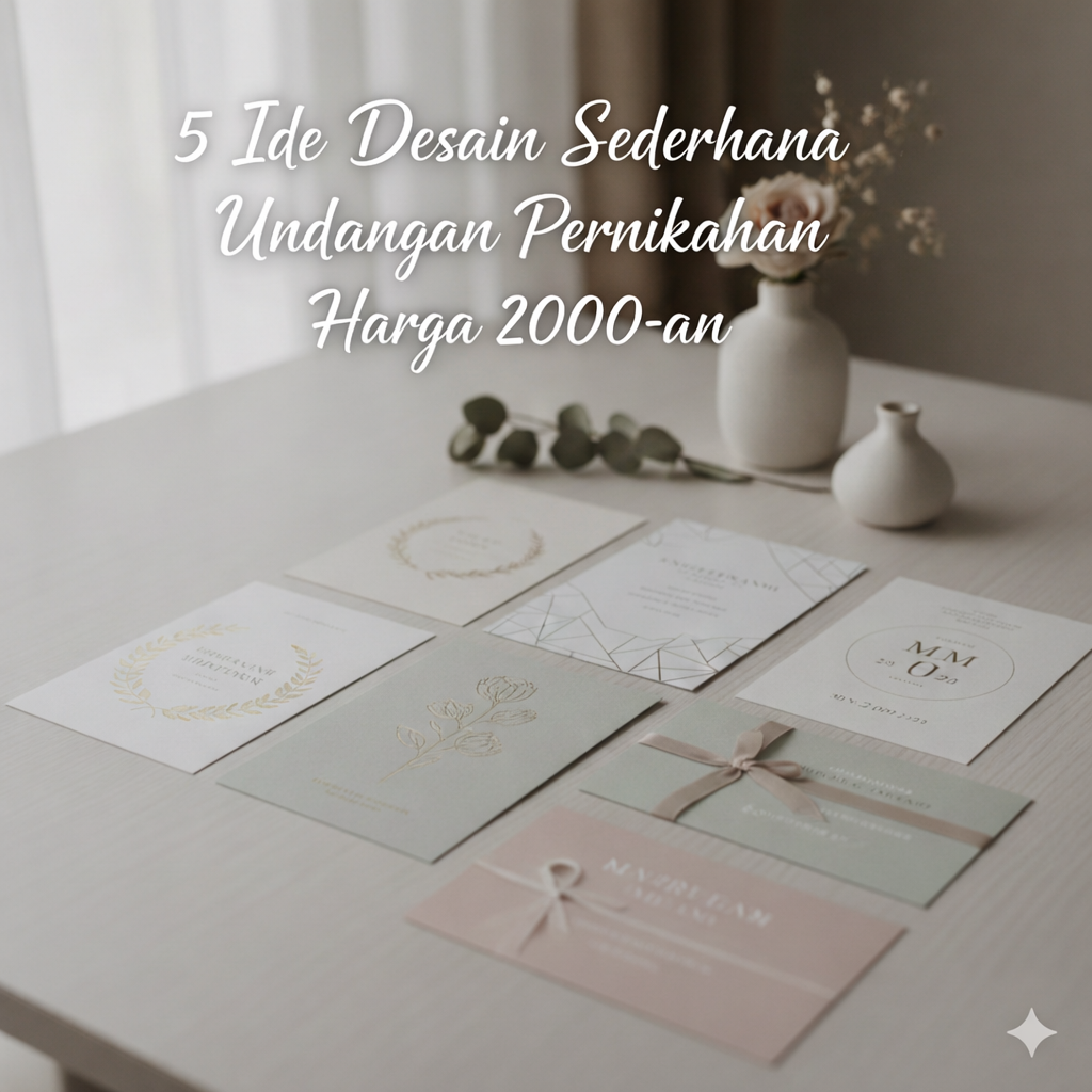 Undangan Pernikahan Harga 2000