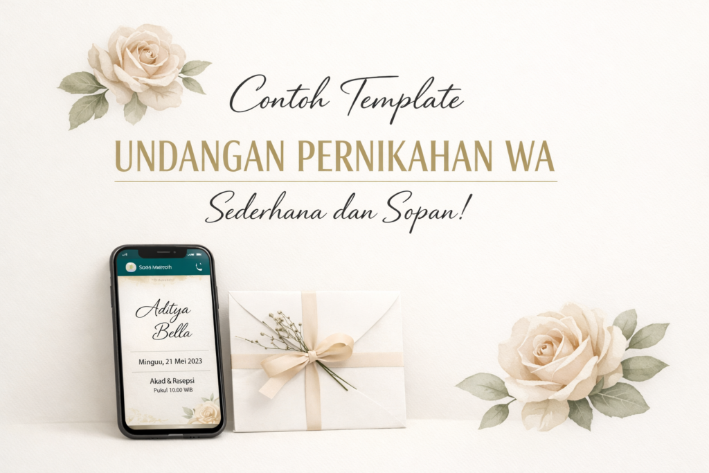 Template Undangan Pernikahan WA