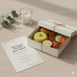 Undangan Pernikahan Nasi Kotak