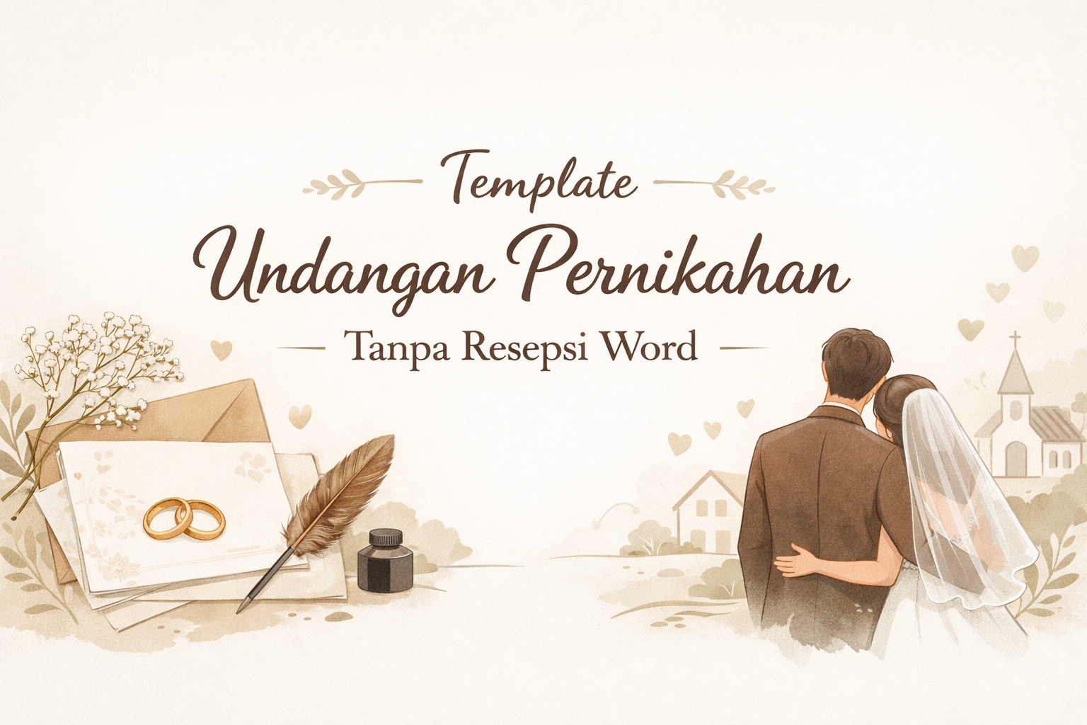 Undangan Pernikahan Tanpa Resepsi