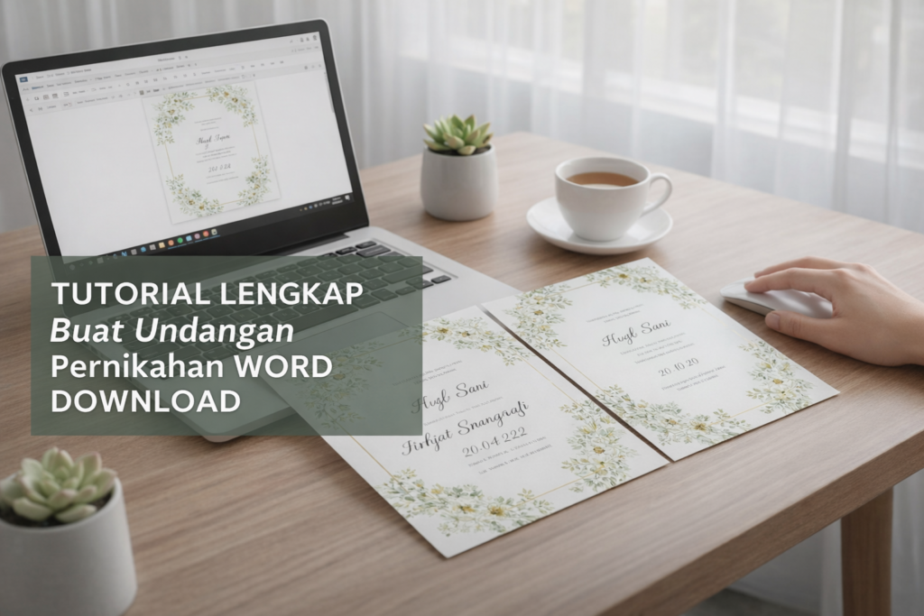 Undangan Pernikahan Word Download