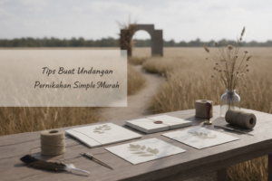 Undangan Pernikahan Simple Murah